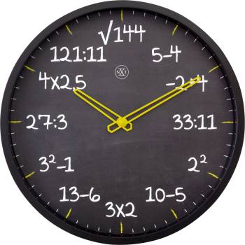 NeXtime Стенен часовник Maths (7363ZW)