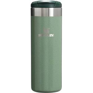 STANLEY Зелена термочаша от неръждаема стомана 470 ml AeroLight Transit Hammer Tone Green - Stanley (100000107696)