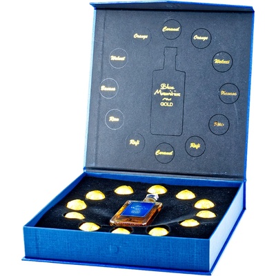 Blue Mauritius Gold 40% 0,05 l (dárčekové balenie s pralinkami)