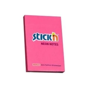 STICK'N Stickn notes 51 x 76 mm neon colors (100), pink
