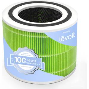 Levoit replacement filter against mold and bacteria for Core 300 and Core 300S, HEPA filter, highly efficient activated carbon filter and pre-filter, for bedroom, green - boombuy