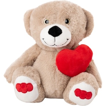 Image 1 of Амек Тойс Плюшена играчка Амек Тойс - Мече със сърце, бежово, 25 сm (030111-2)