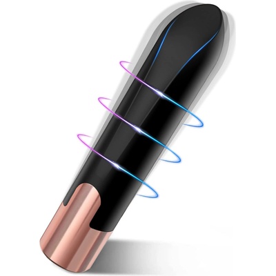 SuperLove Lipstick Bullet Mini Vibrator Black