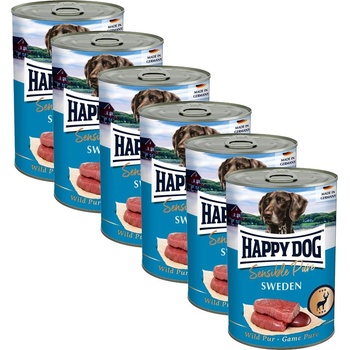 Happy Dog Wild Pur Sweden 6 x 400г / divina