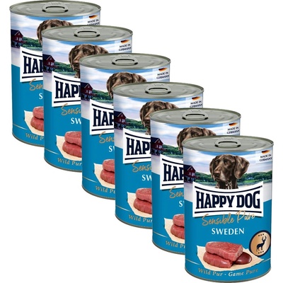 Happy Dog Wild Pur Sweden 6 x 400г / divina