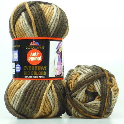 Himalaya Příze Everyday Big Colors 71807 variace hnědé