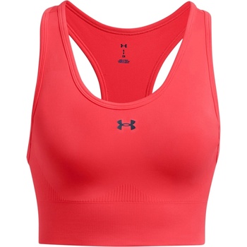 Under Armour Women's Vanish Seamless Medium Impact Sports Bra - Red