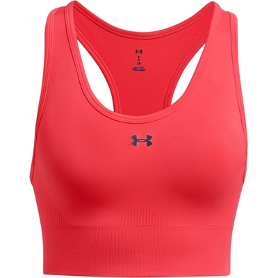 Under Armour Women's Vanish Seamless Medium Impact Sports Bra - Red