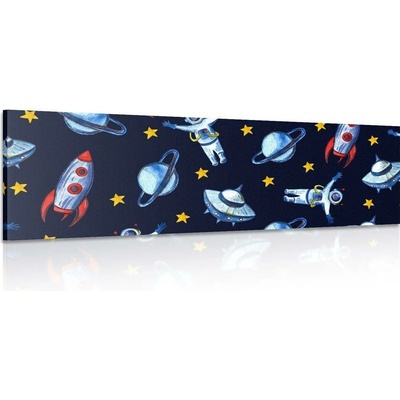 Obraz odvážný astronaut - 90x30