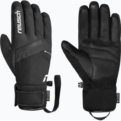 Reusch Мъжки скиорски ръкавици Reusch Booster Gore-Tex black/white