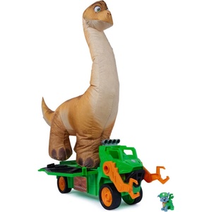 Spin Master Игрален комплект Spin Master Paw Patrol - The Dino Movie, Megasaurus Dino Vehicle с фигурка на Роки (6075939)