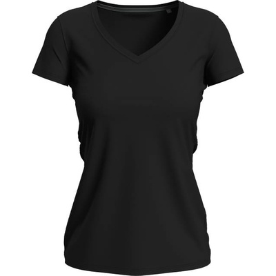 Stedman v-neck claire / Дамска тениска с v-образно деколте - черен опал l (05971005903)