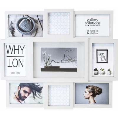 Focus Collage 9 Pictures White