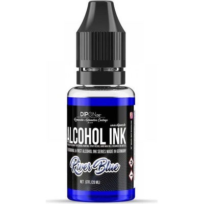 DIPON River Blue Modrý alkoholový inkoust 20 ml