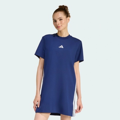 adidas Essentials 3-Stripes Tee Dress modrá