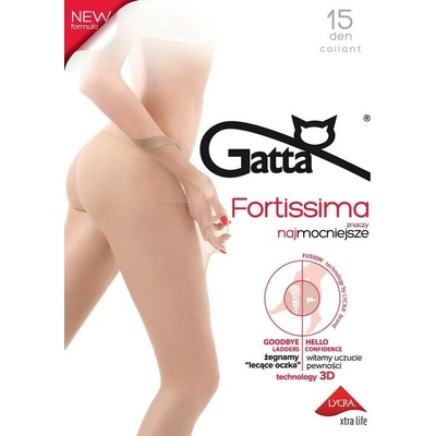 Gatta Punčochové kalhoty Fortissima 15 krémová