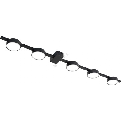 Polux LED Плафониера JOY 5xGX53/6W/230V черен (SA2096)