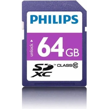 Image 1 of Philips SDXC 64GB Class 10 FM64SD55B/10