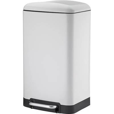 Kela Кош за отпадъци с педал KELA Davino 30 л, бял (1510)