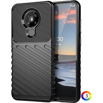 Image 1 of Nokia 5.3 Удароустойчив Twill Texture Калъф и Протектор