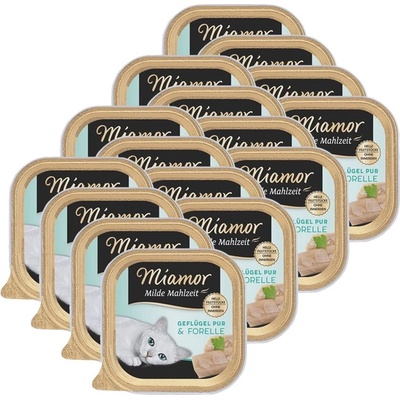 Miamor Milde Mahlzeit птиче месо и пъстърва 16 x 100 г