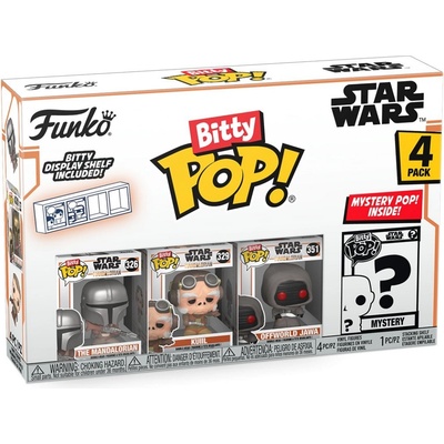 Funko Bitty Pop! Mandalorian Mandalorian 4PK