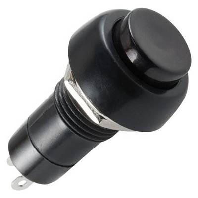 Vypínač vstavaný 250V/3A ON-OFF čierny ST10/BK