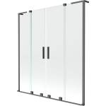 Mexen Velar L Дуо параван за вана, плъзгащ се, 2-крилен, 150 x 150 см, прозрачен, (896-150-003-02-95)