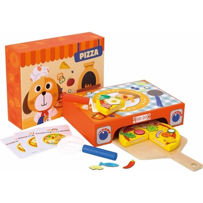 Tooky Toy Дървена домашна пица th226