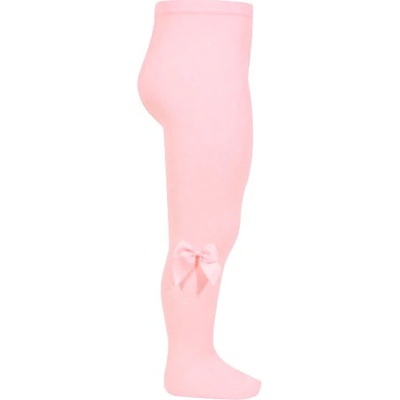 punčocháče s krásným bočním vzorem Cóndor růžové pale pink