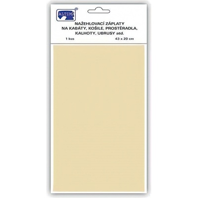Altima Klasická nažehlovací záplata, textilní bavlněná s nánosem polyetylenu 731-05, smetanová, 43x20cm – Zboží Dáma