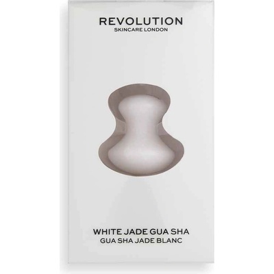 Revolution Skincare Masážny jadeit na pleť White Jade Gua Sha