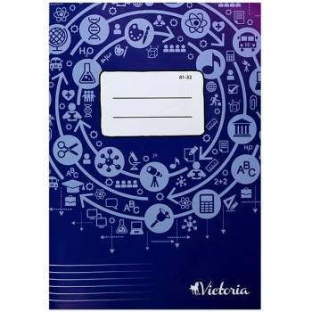 Victoria Виктория: тетрадка със линии А4 - 81-32 (isvf8132u)