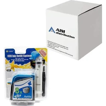 Image 1 of Compatible РЕФИЛ (eco refill kit) ЗА ГЛАВИ ЗА canon pixma ip1800/ip1900/ip2600/mp190/mp198/mp210/mp220/mp1180/mp1880/mx300 - pg-40 (pg40)/pg-37 (pg37)/pg-50 (220canpg40)