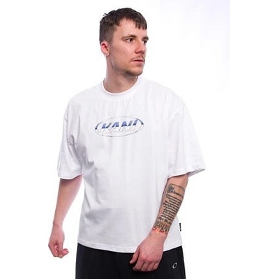 Karl Kani Woven Signature Chrome Logo Crop Tee white