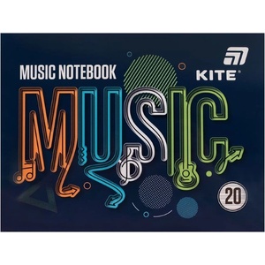 Kite Нотна тетрадка Kite Music A5 20 л (1120053-K26-405)