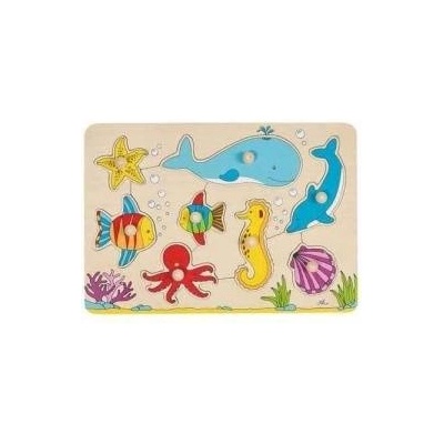 Goki Jigsaw puzzle with handles - Underwater world theme, Goki 57953