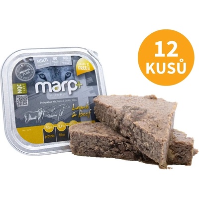 Kristi Rescue Paštika MARP Natural Plus jehněčí s hovězím 12 x 150 g