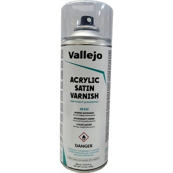 Vallejo Spray Acrylic Satin Varnish 400ml lak ve spreji