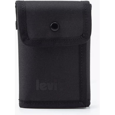 Levi's Peňaženka Lanyard Wallet D6604-0001 Čierna