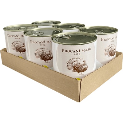Bohemia Pet Food morčacie mäso vo vlastnej šťave 6 x 800 g