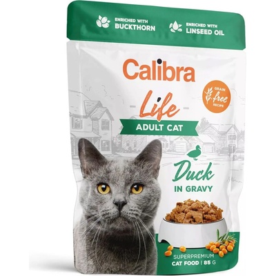 Calibra Life Adult duck in gravy 85 g
