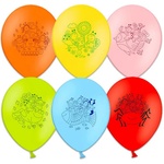 Citera Bogyó és Babóca mixed colour balloon 6 pcs