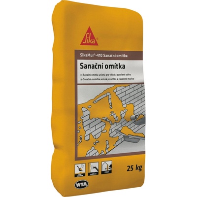 Sika Sanační jádrová omítka SikaMur 410 (25 kg) – Zbozi.Blesk.cz