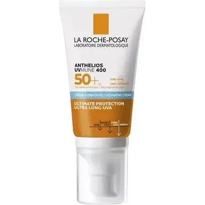 La Roche-Posay Слънцезащитен крем за лице за чувствителна кожа с аромат, La Roche-Posay Anthelios UVMune 400 Hydrating Sun Cream Spf50+, 50ml