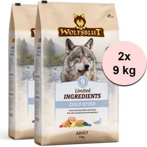 Wolfsblut Ограничени съставки Възрастен Студена река 2 x 9 кг