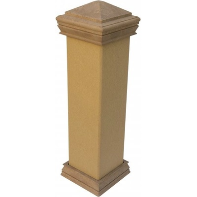 WPC plotový sloupek Nextwood, 128x128 mm, barva dub Výška: 2,2 metru