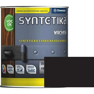 Chemolak syntetická barva S2013 1999 černá 2,5L