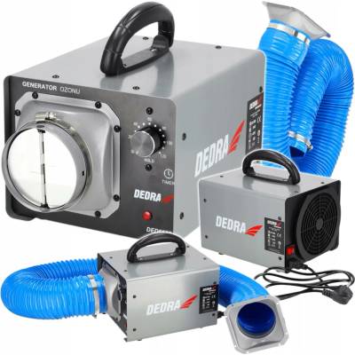 DEDRA Generátor ozonu Ozonátor s hadicí 150cm 20g/h Časovač 120min DED6632