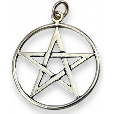 Drakkaria PENTAGRAM stříbrný přívěsek P4307